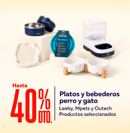 Platos y bebederos