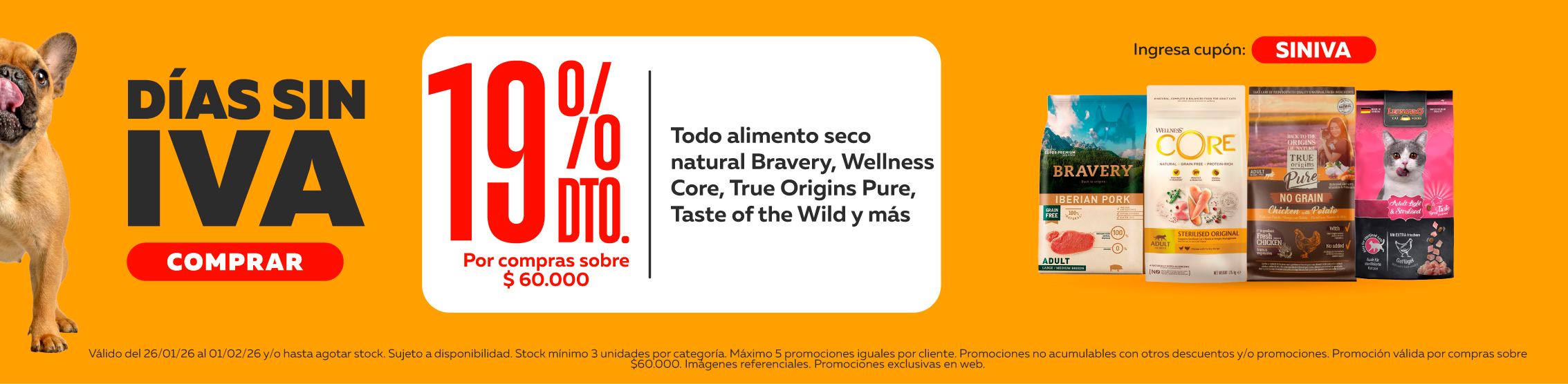 dias sin iva alimento natural