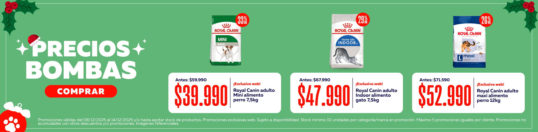 ofertas navidad royal canin