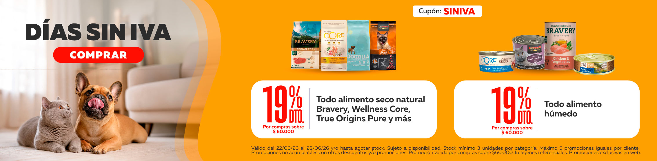 dias sin iva alimento natural