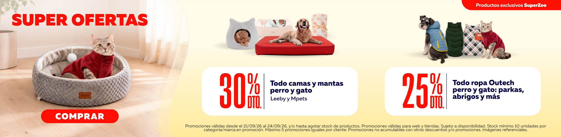 semana natural camas y ropa