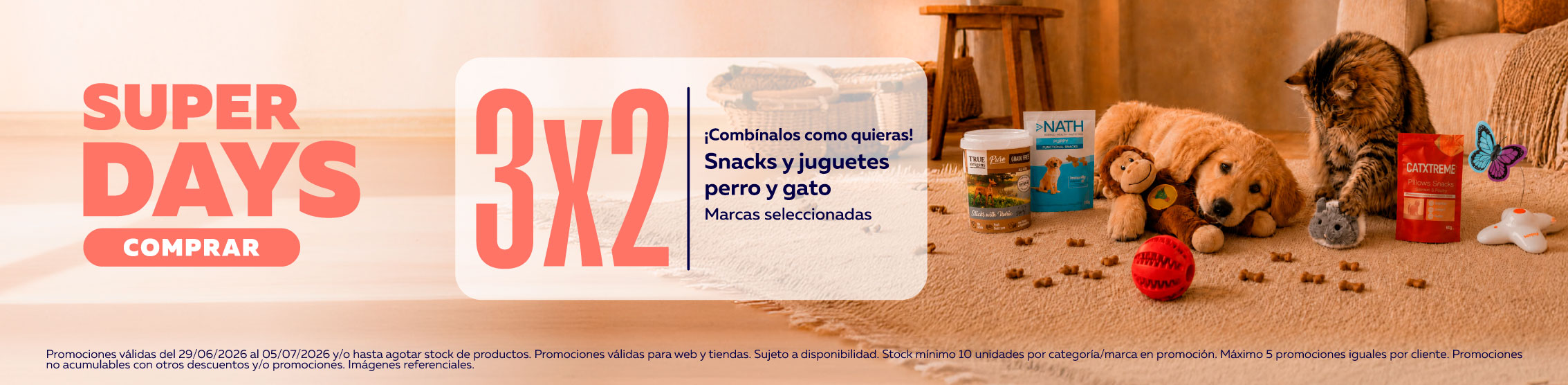 superdays snacks y juguetes