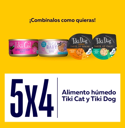 Alimento húmedo Tiki Cat Tiki Dog