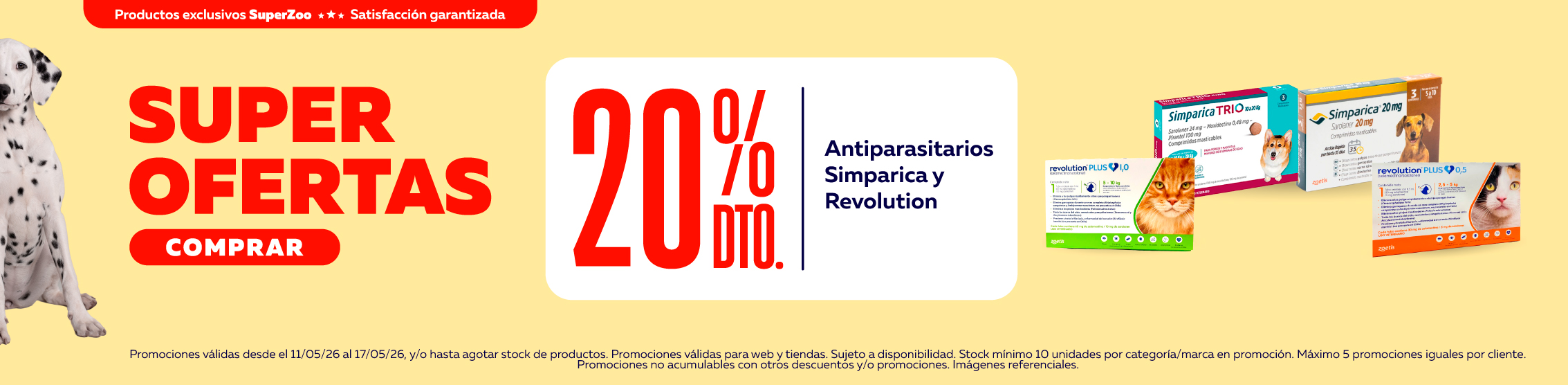 dias sin iva antiparasitarios