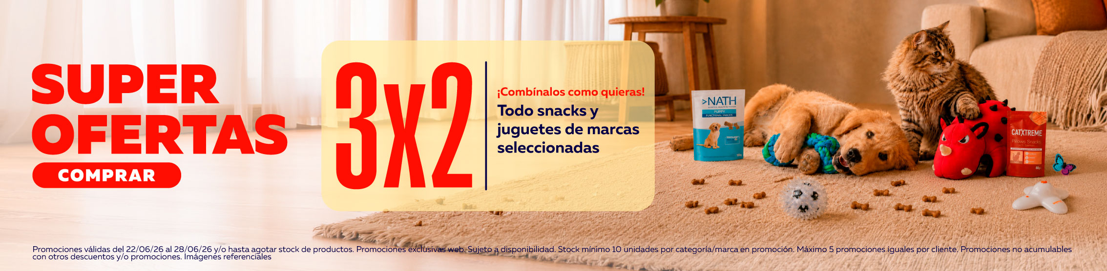 dias sin iva snacks y juguetes