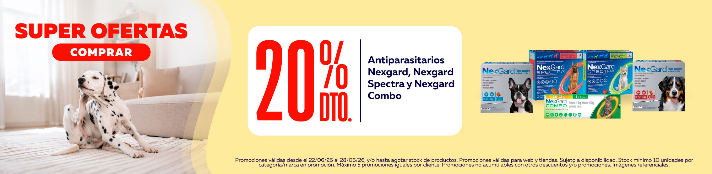dias sin iva antiparasitarios