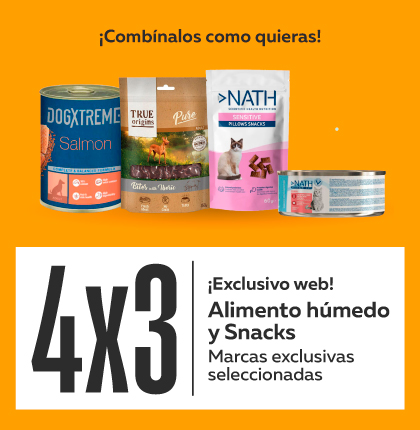 Alimento húmedo y snacks