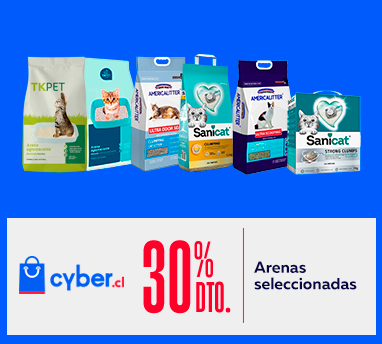 Cyber ofertas en arenas para gato
