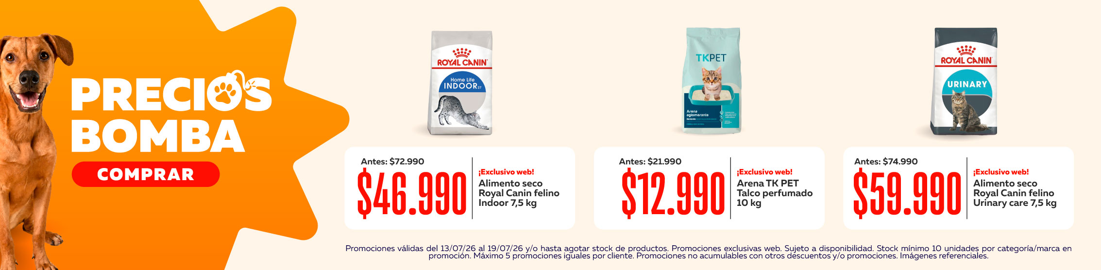 precios bomba