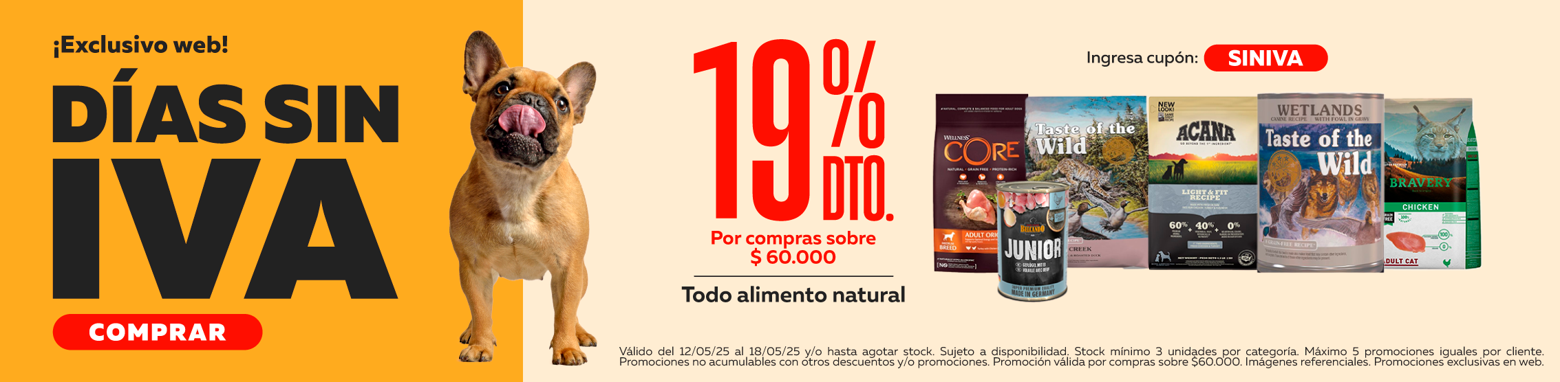 dias sin iva alimento-natural