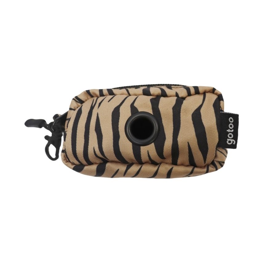Porta bolsas con estampado de tigre, , large image number null