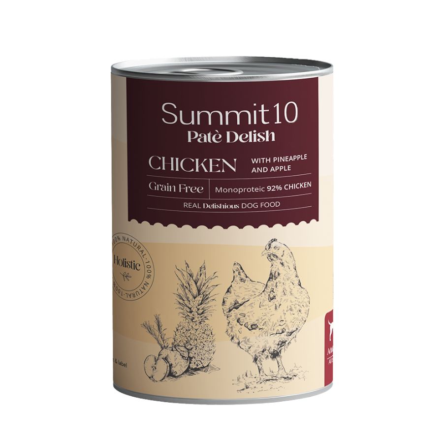 Summit 10 pate delish con pollo para perros 400GR