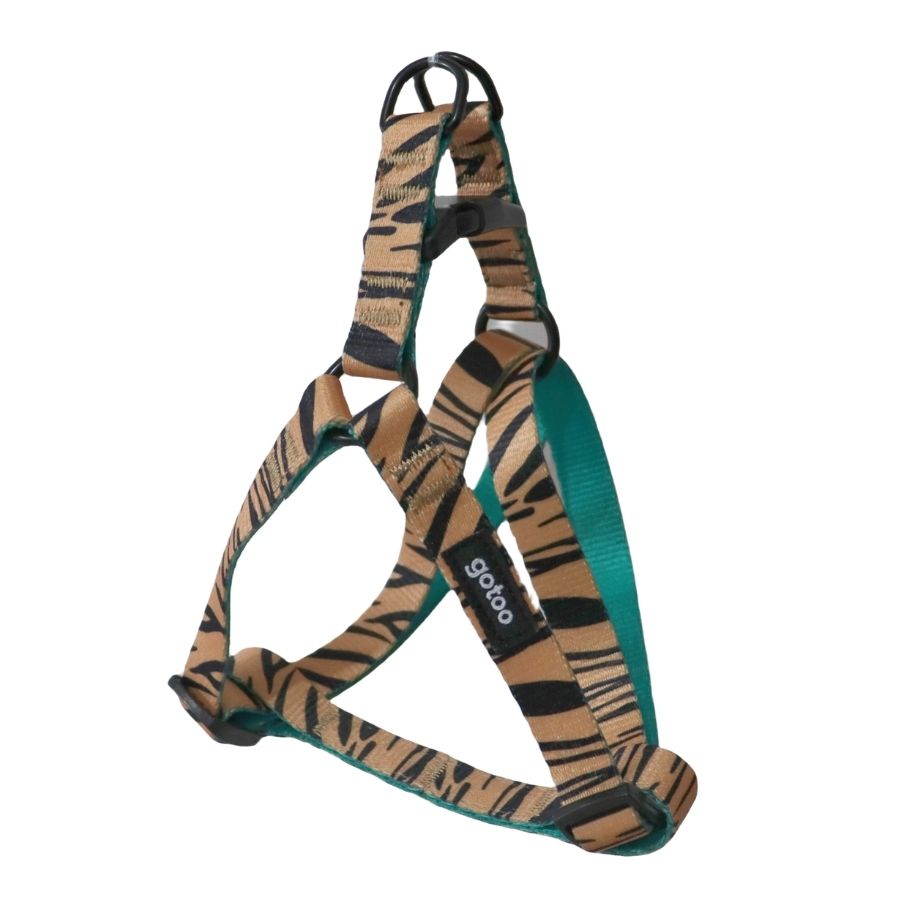 Arnés con estampado animal print para perros, , large image number null