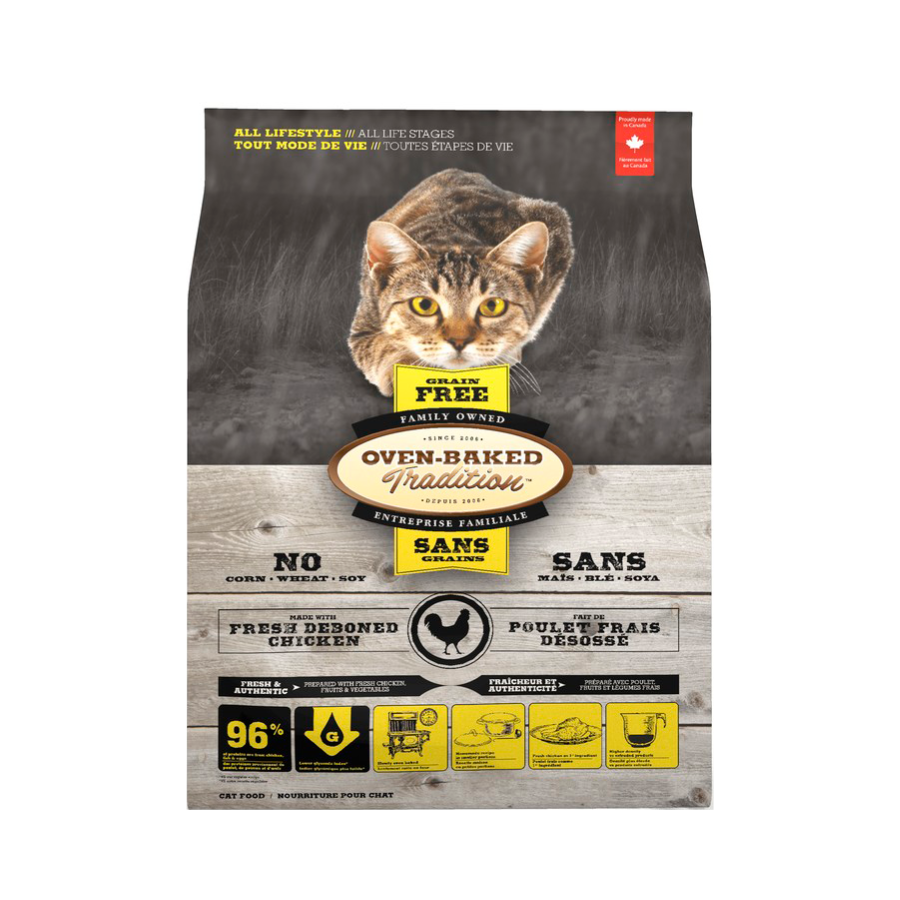 Oven Baked Tradition Gf Chicken Cat Food All Lifestyle / All Life Stages alimento para gato, , large image number null