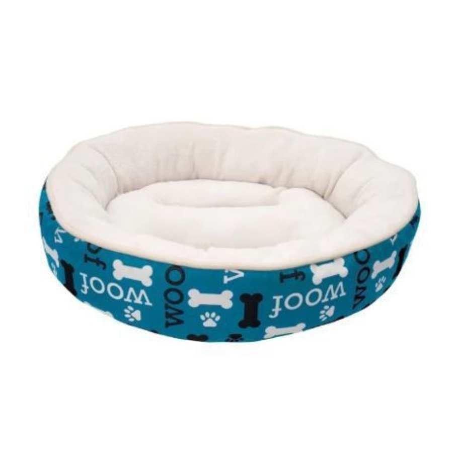 Cama para perro Dogit Dreamwell redonda azul