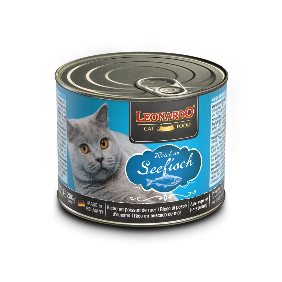 Leonardo lata quality selection pescado alimento húmedo para gatos 200GR, , large image number null