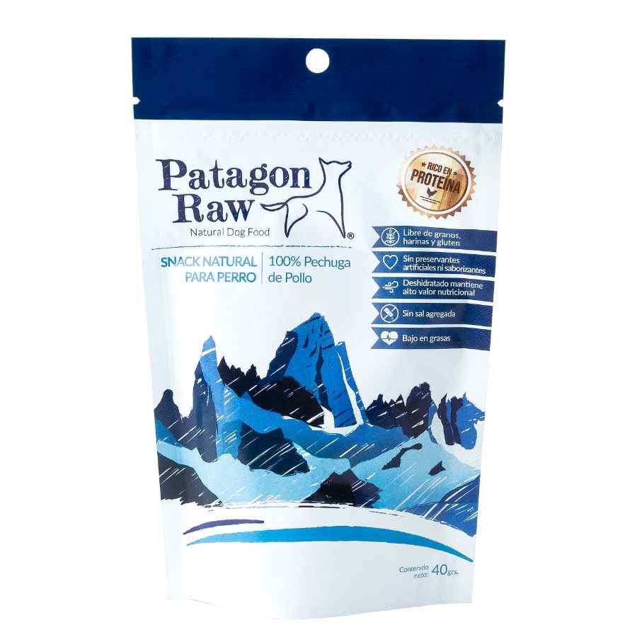 Patagon raw perro snack 100% pollo 40GR, , large image number null