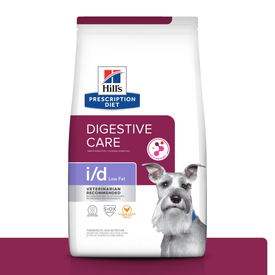 Hills canine i/d digestive care low fat original 3.85 KG, , large image number null