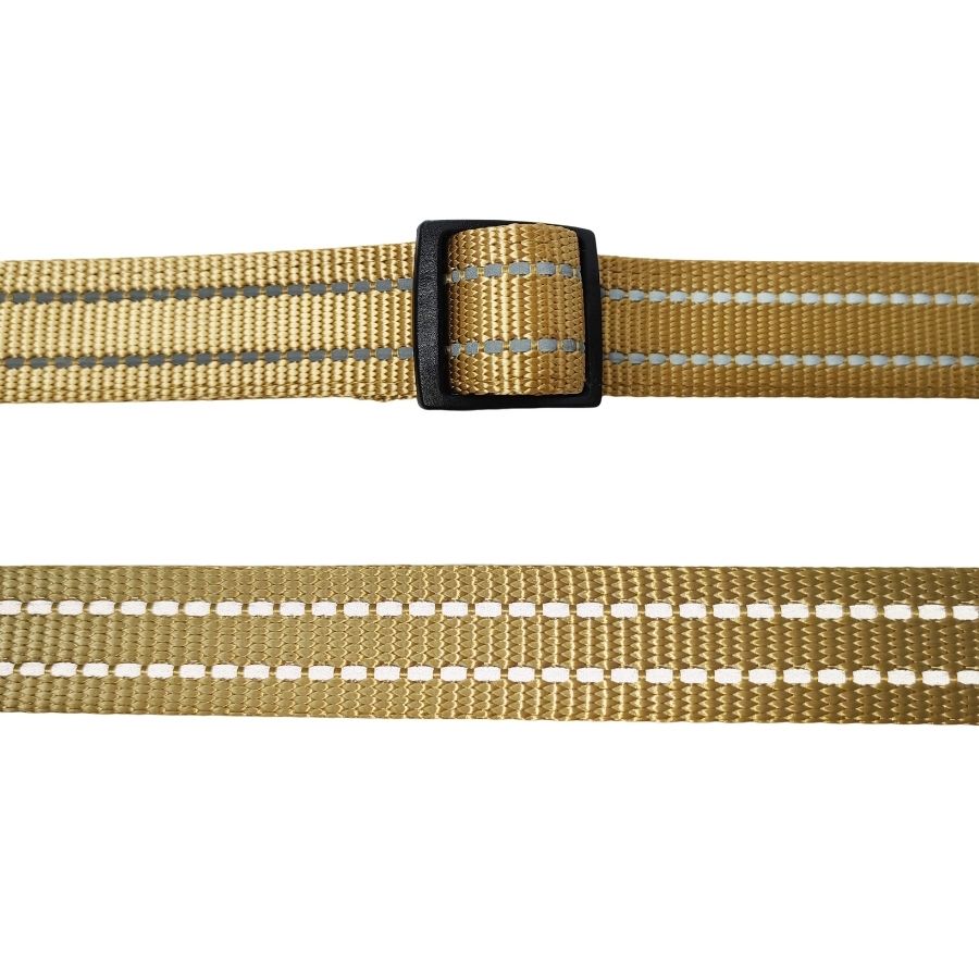 Collar beige reflectante con acolchado ajustable para perros, , large image number null