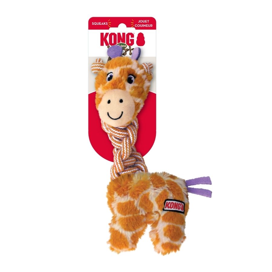 Peluche de jirafa con nudos y giros - surtido talla S/M