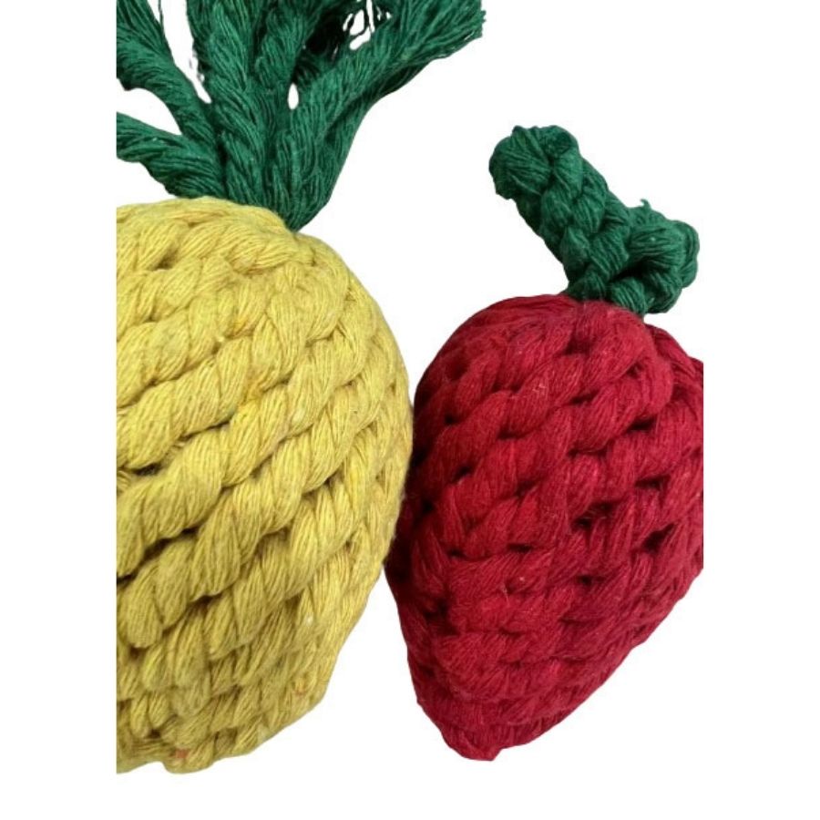 Set de frutas de cuerda para perros, , large image number null