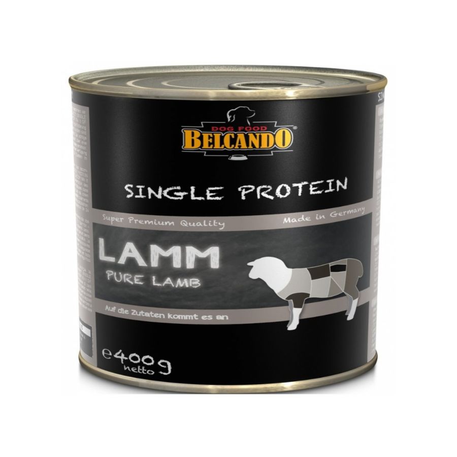 Belcando lata single protein cordero alimento húmedo para perros 400 GR