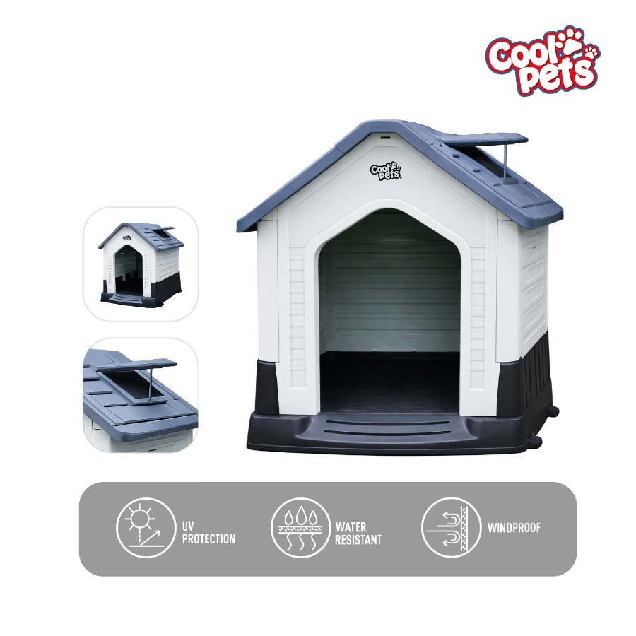 Casa Coolpets Azul Con Respirador Tama&ntilde;o S, , large image number null
