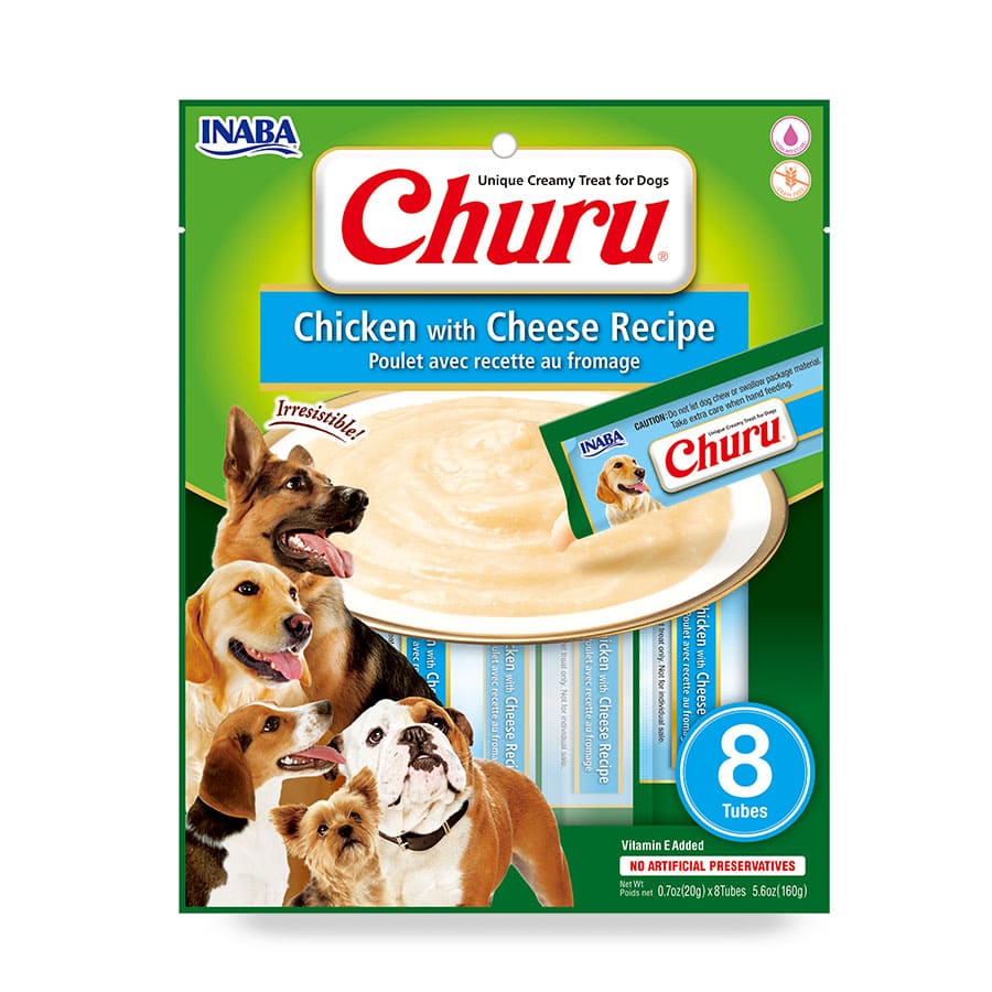 Churu perro 8p pollo con queso 20GR x 8 160GR