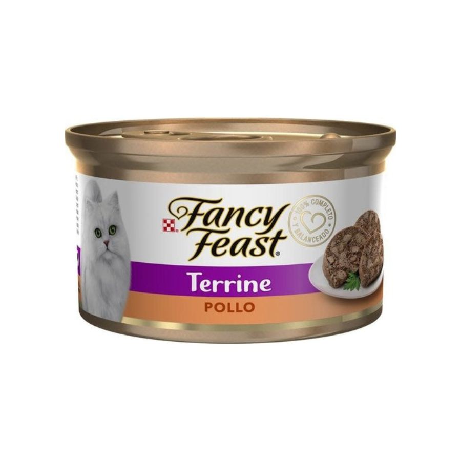 Proplan Fancy Feast Terrine Pollo alimento húmedo para gatos 85 GR, , large image number null