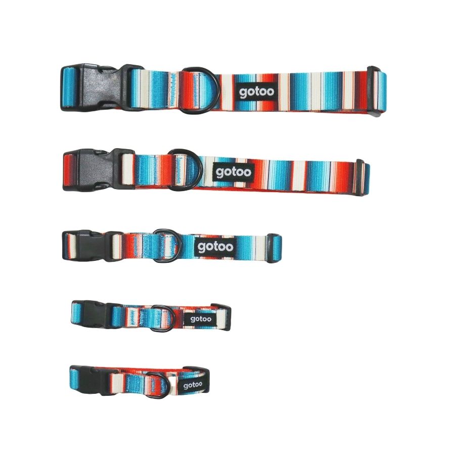Collar de rayas multicolor para perros, , large image number null