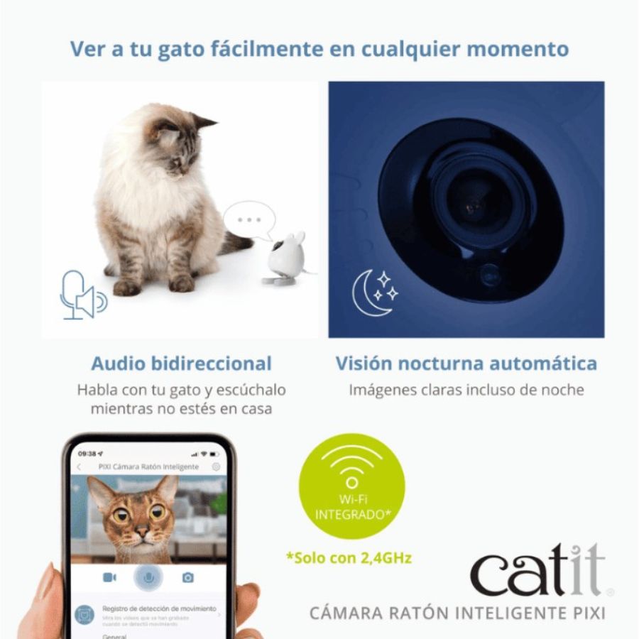 Catit pixi c&aacute;mara inteligente de vigilancia para mascotas, , large image number null