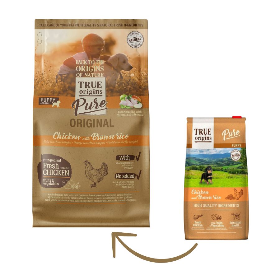 True Origins Pure Dog Puppy Chicken alimento para perro, , large image number null