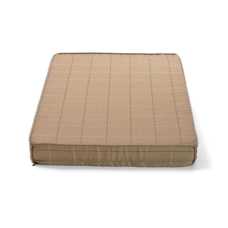 Leeby dog premium mattress taupe tartan, , large image number null