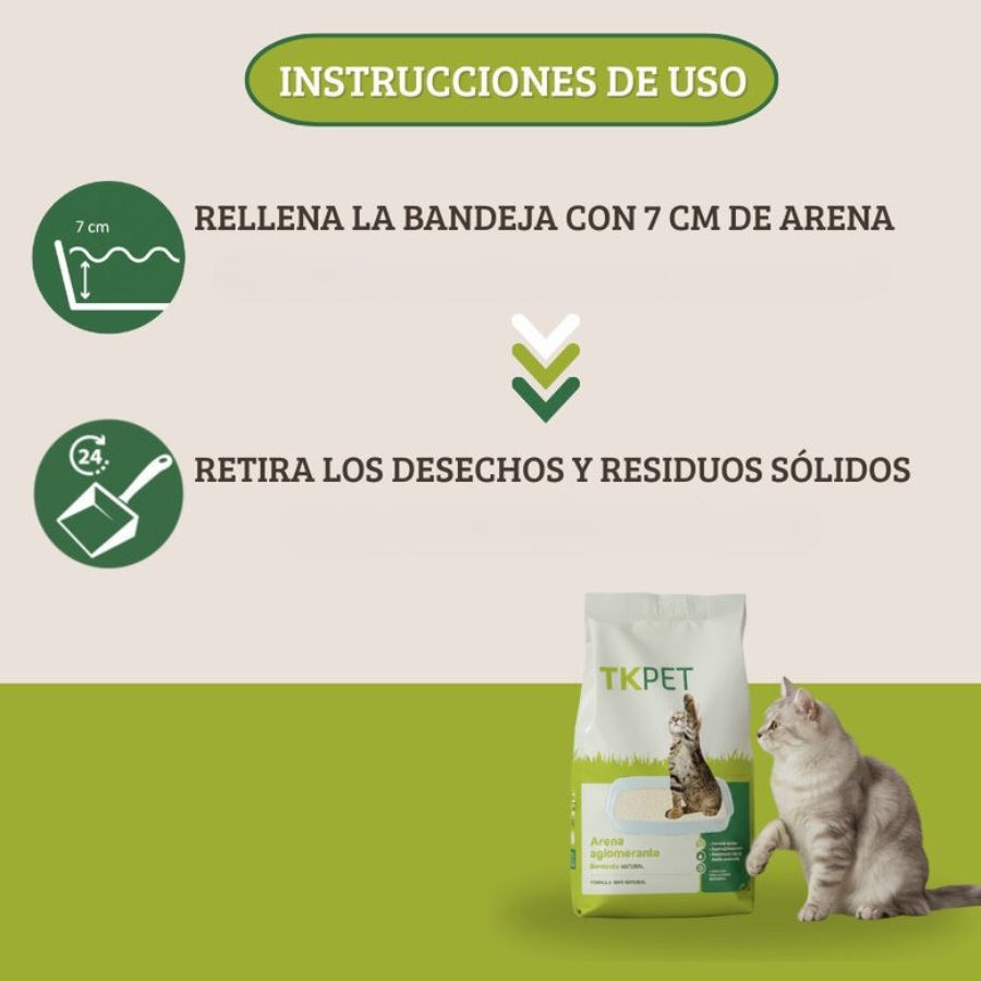 Arena aglomerante natural de bentonita para gatos, , large image number null