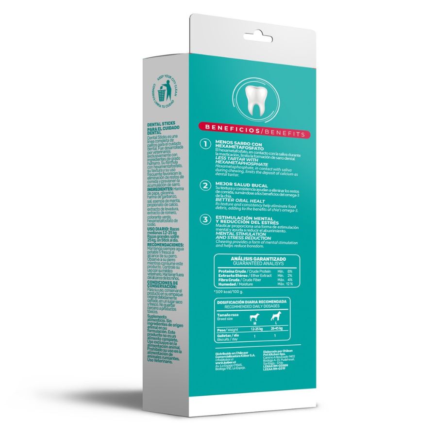 Stick dental plus para perros 7und sabor carne, , large image number null
