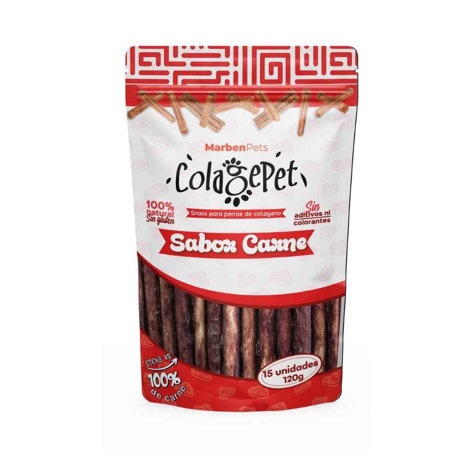 Snack funcional para perros ColagePet sabor carne 120GR
