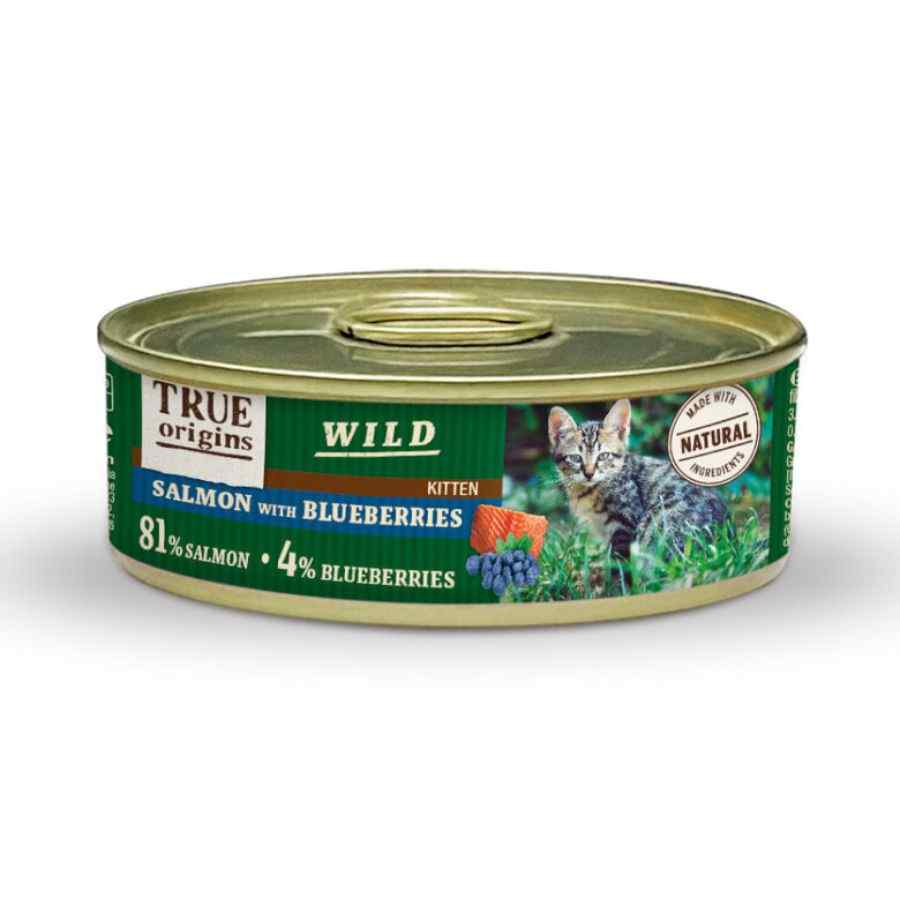 True origins wild para gatito salmón con blueberries 85 GR, , large image number null