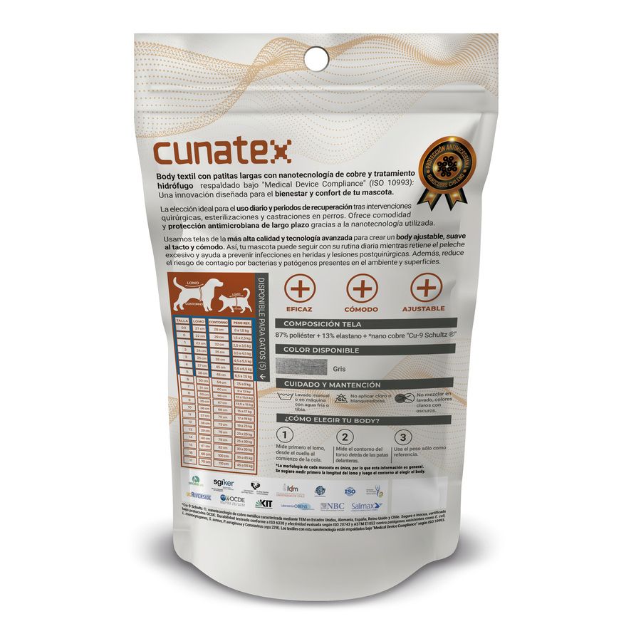 Body nano cobre completo y castraci&oacute;n para perros, , large image number null