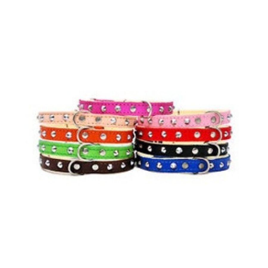 Collar Cuero Con Tachas, , large image number null