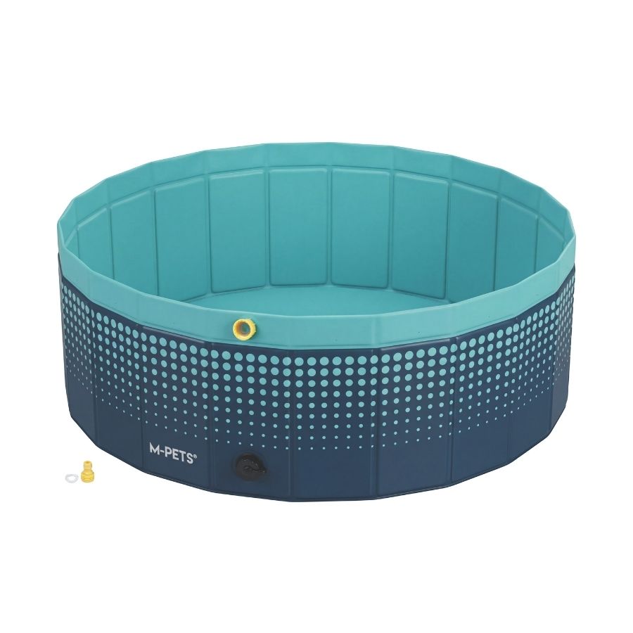 Mpets piscina redonda splash con borde rociador para perro, , large image number null