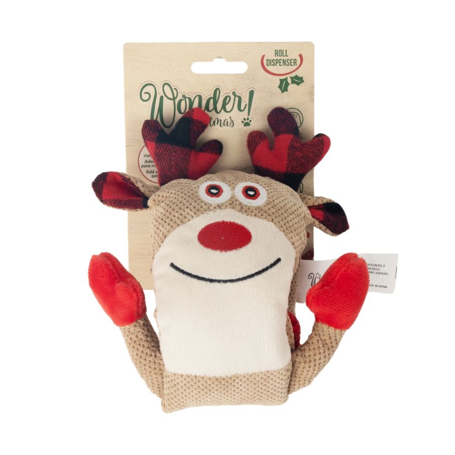 Wonder christmas roll dispenser juguete para perro, , large image number null