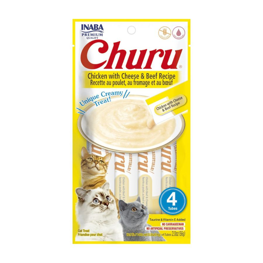 Churu para gato sabor pollo/carne/queso 56 GR