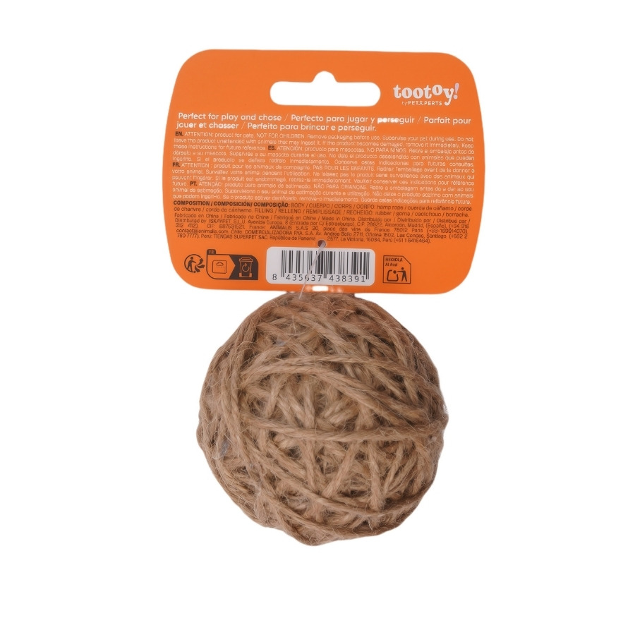 Tootoy! juguete pelota con cuerda para gato, , large image number null