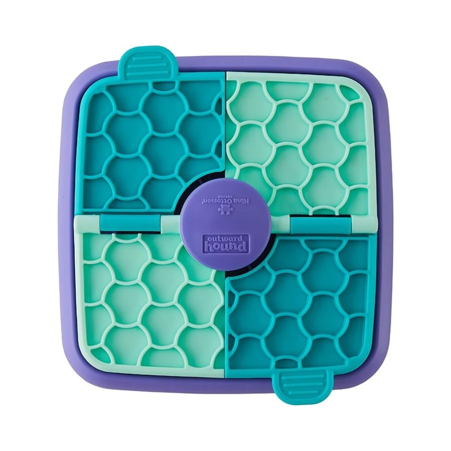 Juguete de alimentaci&oacute;n interactivo 3 en 1 para perros