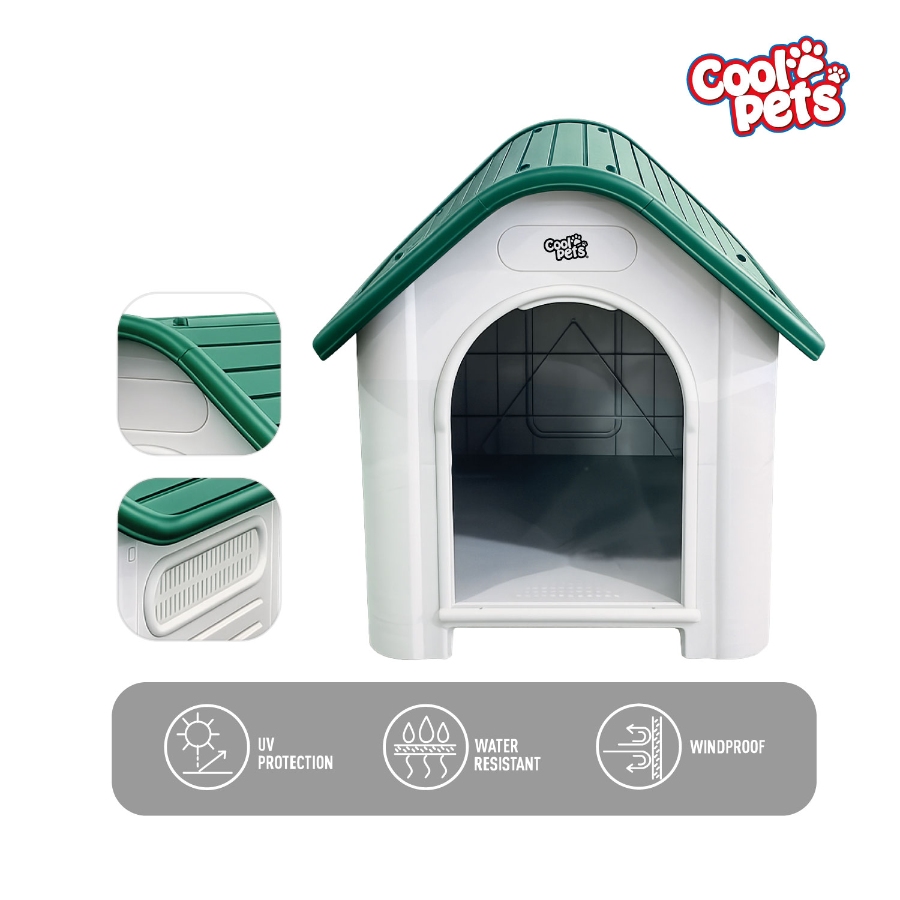 Casa Coolpets Verde Techo Curvo Tama&ntilde;o S, , large image number null