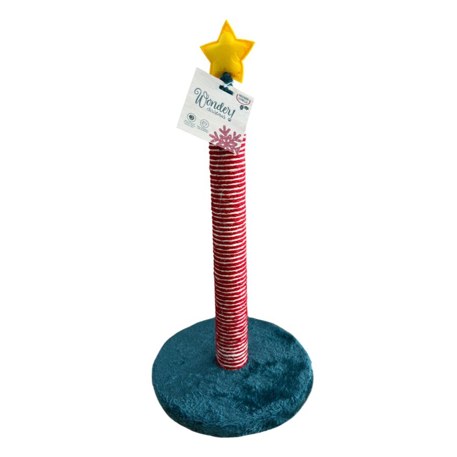 Wonder christmas xmas estrella poste rascador para gatos