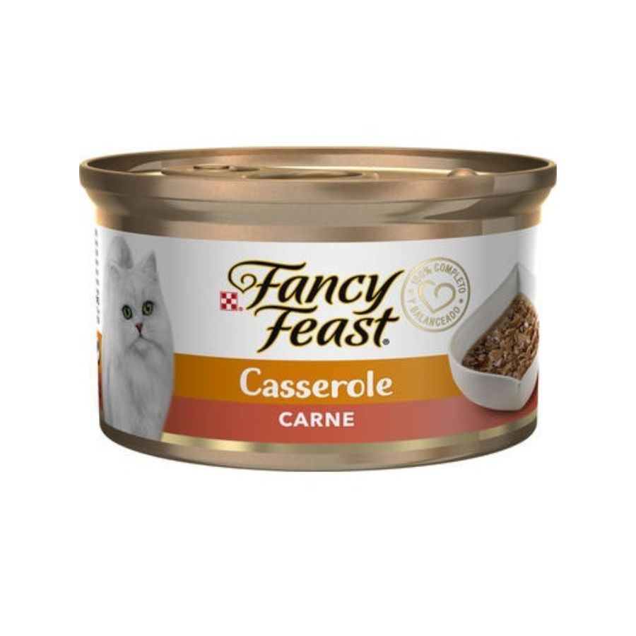 Proplan Fancy Feast Mousse Carne alimento húmedo para gatos, , large image number null