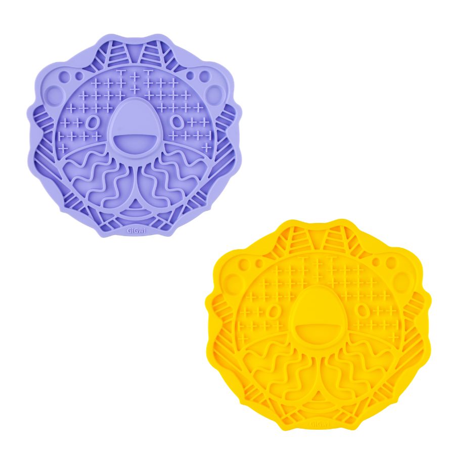 Gigwi plato interactivo de silicona antideslizante para mascotas