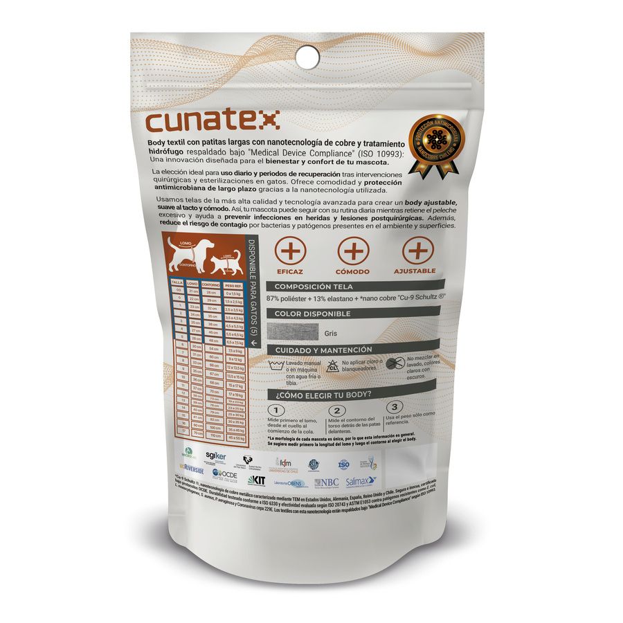 Body nano cobre completo y esterilizaci&oacute;n para gatos, , large image number null