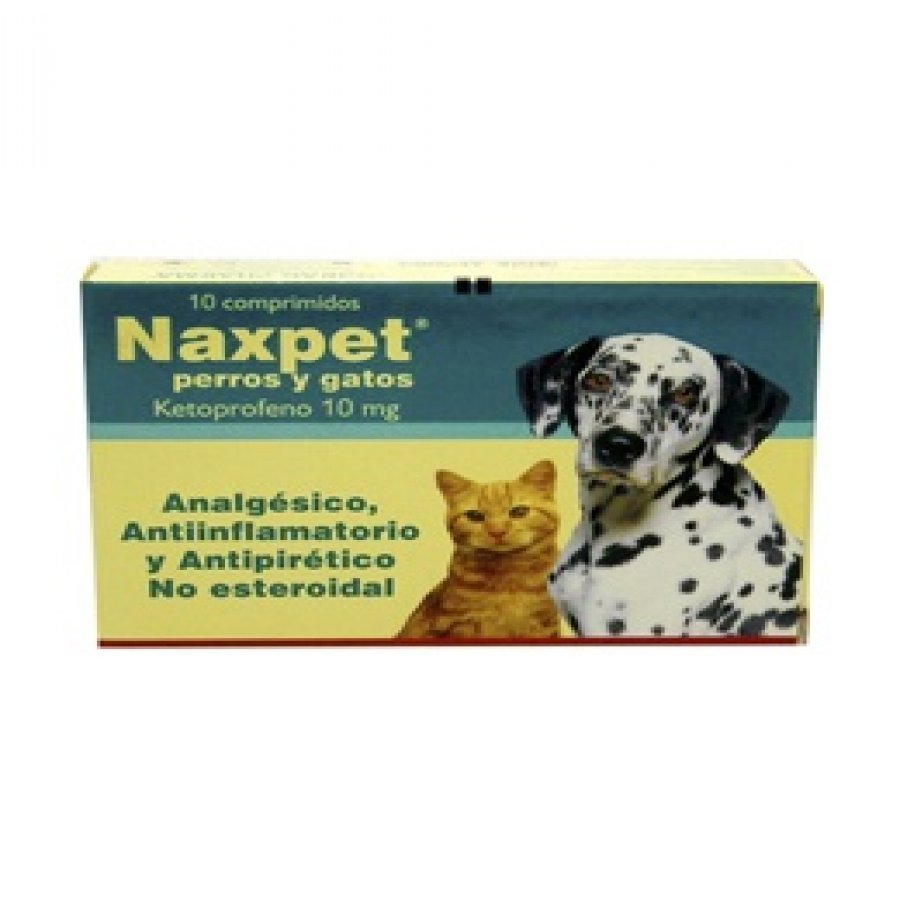 Naxpet perros y gatos 10mg 10 comp